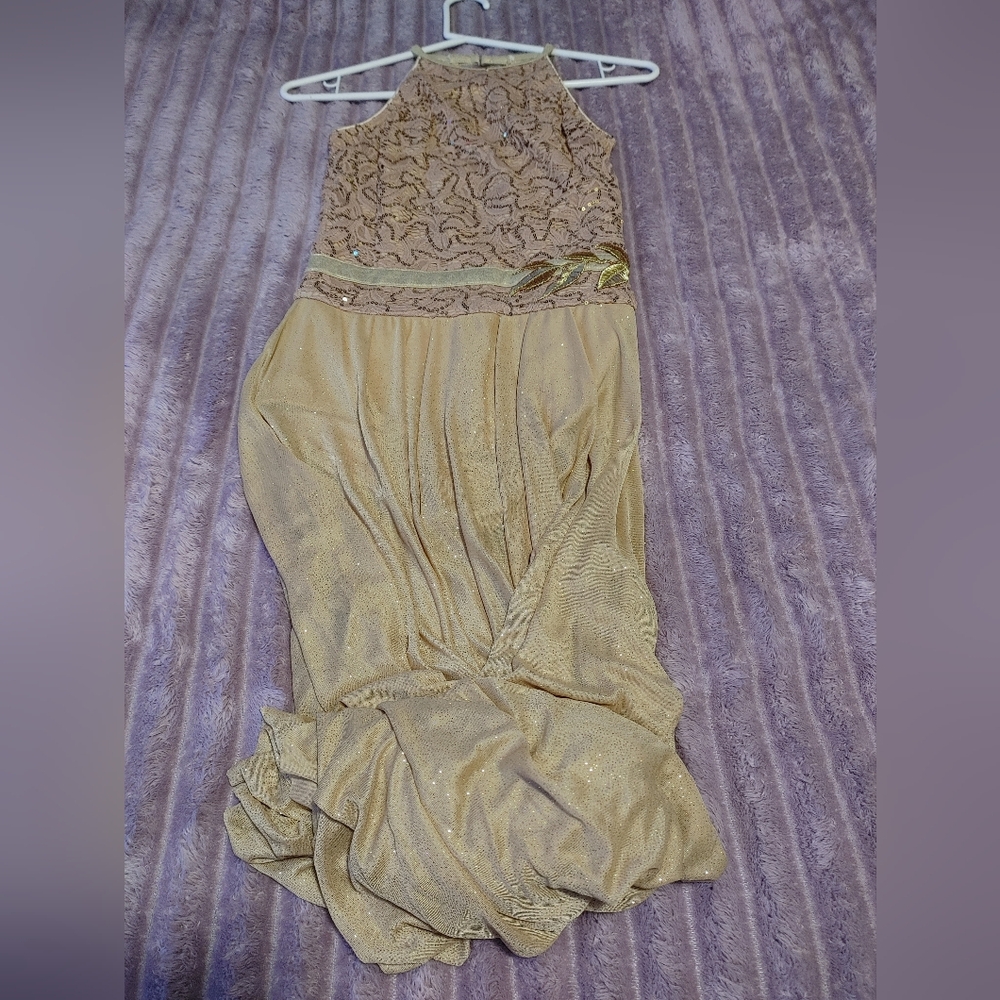 Revolution Dance leotard sequin long dress